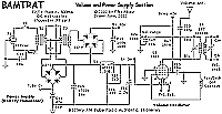 Power Supply and Volume Section