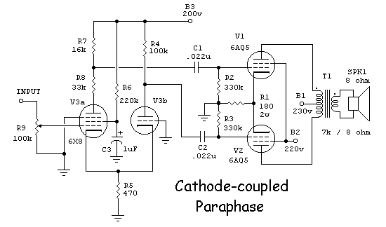 Cathode-coupled Paraphase